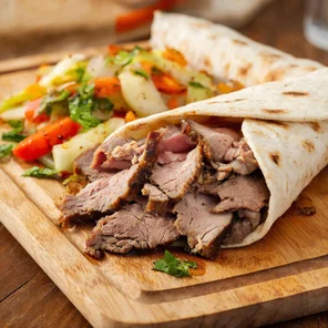 Свинина классическая  на углях.Шаверма